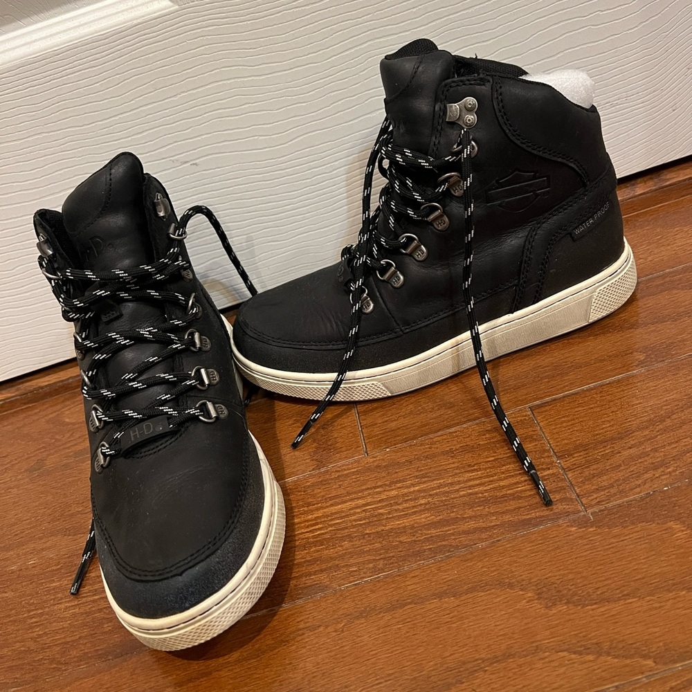 Harley Davidson high top riding shoes